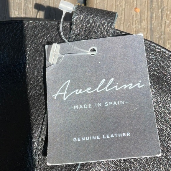 Avellini Pebbled Leather Studded Boot, Size 37 - Picture 10 of 15